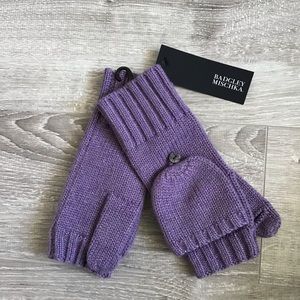 BADGLEY MISCHKA Knit Flip Mitten Gloves Accessory